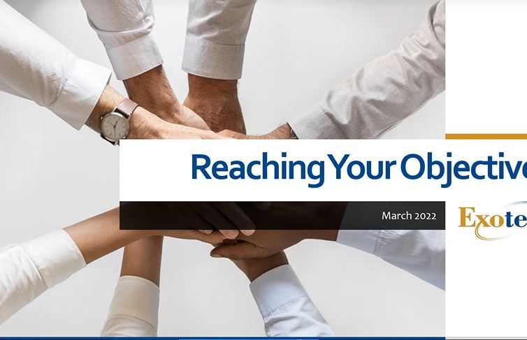 Reaching Your Objectives Slides