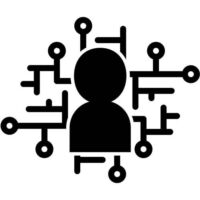 Digital person technology circuit image Digital person technology circuit image