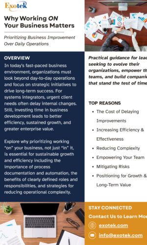 Reasons to Work ON Your Business (cover)